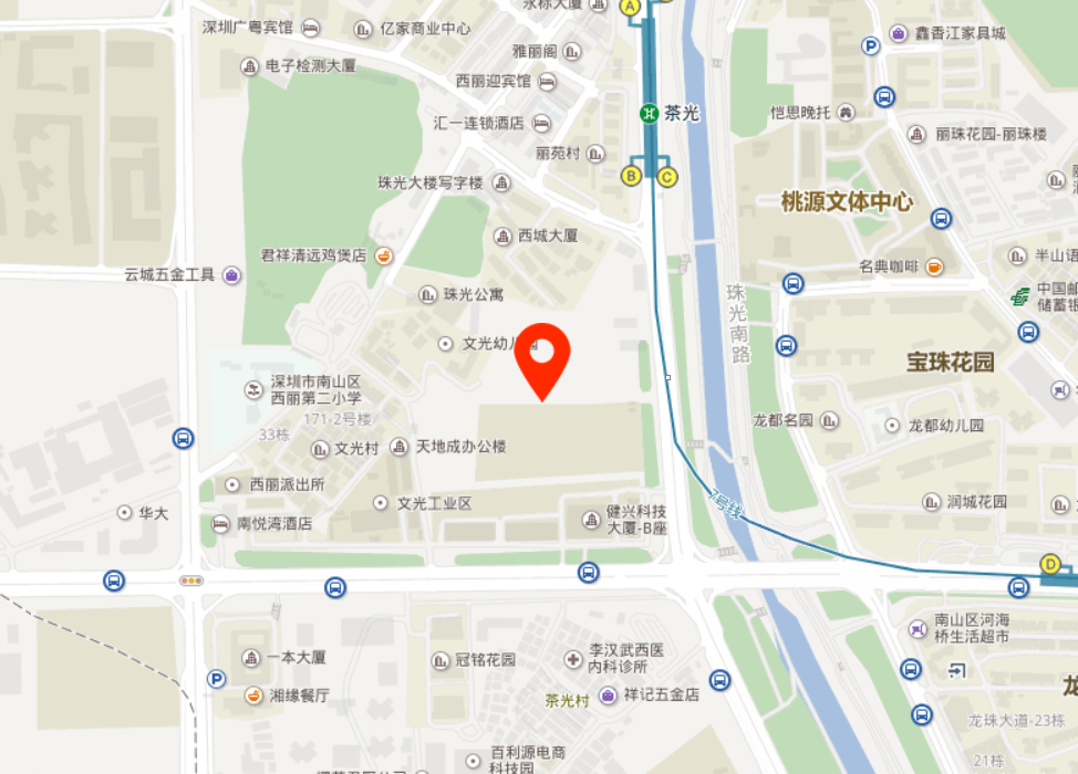 南山智谷产业园地图位置